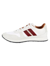 Load image into Gallery viewer, Bally Sprinter Men's 6238402 White Leather Suede Sneakers MSRP $500