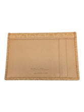 Load image into Gallery viewer, Salvatore Ferragamo 669404 Gancini Golden Leather Card Holder MSRP $280