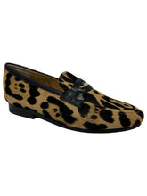 Load image into Gallery viewer, Bally Pesek 6305967 Men's Multideserto Leopard Print Haircalf Loafers MSRP $950