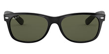 Load image into Gallery viewer, Ray-Ban RB2132 901/58 New Wayfarer Polished Black Green Polarized 55-18