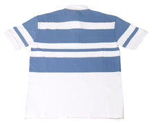 Load image into Gallery viewer, Bally 6303076 Men's Bone/Blue Striped Organic Cotton Polo Shirt Size S MSRP $320