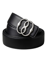 Load image into Gallery viewer, Bally 6305445 Emblem Midnigth/Black Reversible Leather Belt EU95/US38 MSRP $530