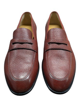 Load image into Gallery viewer, Bally Webb 6239862 Men's Heritage Red Deer Grained Leather Penny Loafers MSRP $770
