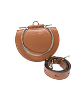 Load image into Gallery viewer, Salvatore Ferragamo Daphne Gancino 691300 Brown Shoulder Bag MSRP $1650