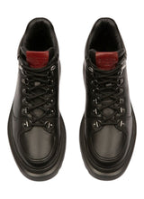 Load image into Gallery viewer, Bally Valiant 6239428 Women's Black Calf Leather Boots Size 4.5 MSRP $860