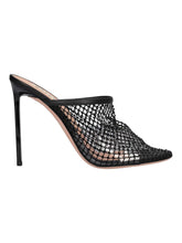 Load image into Gallery viewer, Bally Tyna 6304039 Women's Black Crystal Mesh Pumps MSRP $1350