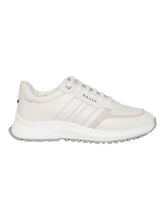 Load image into Gallery viewer, Bally Dessye-T 6300146 Men's White/Bone Plain Leather Sneakers MSRP $650