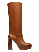 Load image into Gallery viewer, Bally Deanne 6239452 Women's Cuero Knee-High Leather Boots Size 5.5 MSRP $1628