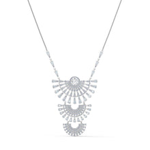 Load image into Gallery viewer, Swarovski Sparkling Dance 5564432 Dial Up Necklace Silver One Size MSRP $279