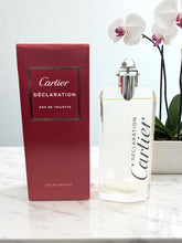 Load image into Gallery viewer, Declaration By Cartier 3.3 oz/ 100ml Eau De Toilette For Men MSRP $120