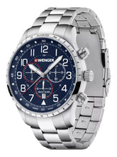 Load image into Gallery viewer, Wenger Swiss Army Men's 01.1543.118 Attitude Chrono Blue Dial Watch 44 mm MSRP $365