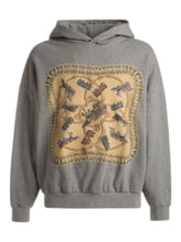 Load image into Gallery viewer, Bally 6305017 Men's Embroidered Train Cotton Hooded Sweatshirt MSRP $730