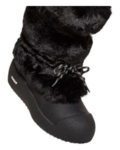 Load image into Gallery viewer, Bally Galy 6234641 Women's Black Fur & Leather Ankle Boots Size 4.5 MSRP $850