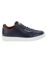 Load image into Gallery viewer, Bally Baxley Men's 6233865 Blue Leather Sneaker MSRP $570