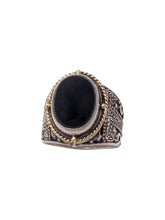 Load image into Gallery viewer, Konstantino Silver, 18K gold and Onyx Ring Size 10 - DKJ636-120 MSRP $760
