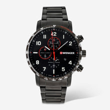 Load image into Gallery viewer, Wenger Swiss Army Men's 01.1543.115 Attitude Chronograph Black Dial Watch 44mm MSRP$375