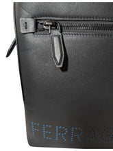 Load image into Gallery viewer, Salvatore Ferragamo Men's 704181 Black Leather Backpack MSRP $2300