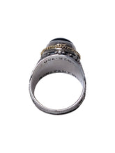 Load image into Gallery viewer, Konstantino Silver, 18K gold and Onyx Ring Size 10 - DKJ636-120 MSRP $760