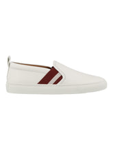 Load image into Gallery viewer, Bally Henrika 6223268 Women's White Leather Slip On Sneakers Size 4.5 MSRP $450