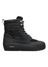 Load image into Gallery viewer, Bally Cuby 6234584 Men's Curling Shearling-Lined Suede & Leather Boots MSRP $820