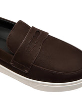Load image into Gallery viewer, Bally Rayan 6309000 Men's Ebano Suede Penny Loafers MSRP $610