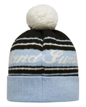 Load image into Gallery viewer, Bally 6302900 Poolside/Black Cashmere Switzerland Beanie MSRP$300