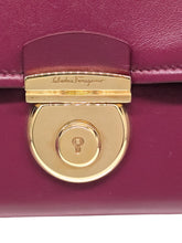 Load image into Gallery viewer, Salvatore Ferragamo Anemone 614935 Magenta Crossbody Bag MSRP $960