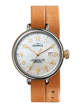 Load image into Gallery viewer, Shinola Birdy S0120208731 Reversible Double Wrap Strap 38mm Watch MSRP $575