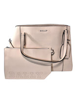 Load image into Gallery viewer, Bally Seraphine 6224466 Blush Leather Shoulder/Tote bag MSRP $1440