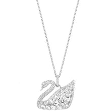 Load image into Gallery viewer, Swarovski Swan Lake 5259152 Women's White Crystal Pendant Necklace MSRP $189