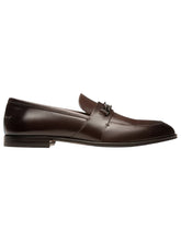 Load image into Gallery viewer, Bally Wesper 6234504 Men's Coffee Leather Horsebit Loafers MSRP $850