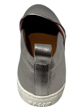 Load image into Gallery viewer, Bally Henrika 6212747 Silver Lamb Leather Slip-on Low-top Sneakers MSRP$450