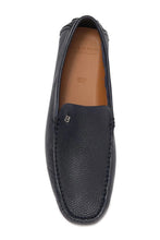 Load image into Gallery viewer, Bally Wander Men's 6220102 Navy Blue Pebbled Grained Loafers MSRP $620