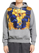 Load image into Gallery viewer, Bally 6305825 Men's Angels Grey Melange Organic Cotton Hoddie MSRP $730