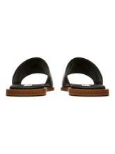 Load image into Gallery viewer, Bally Sabian 6302851 Men's Black Leather Slide Sandals MSRP $630