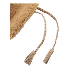 Load image into Gallery viewer, Bally 6302896 Camel Shearling Western Hat MSRP $990