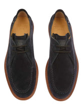 Load image into Gallery viewer, Bally Norest 6303278 Men's Midnight Suede Leather Derby Shoes MSRP $820
