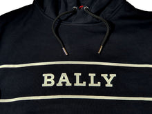 Load image into Gallery viewer, Bally 6234328 Unisex Black Hooded Sweatshirt Size S MSRP $375