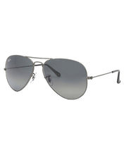 Load image into Gallery viewer, Ray-Ban RB3025 004/71 Polished Gunmetal Aviator Grey Gradient 58-14-135