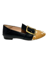 Load image into Gallery viewer, Bally Janelle 6225887 Ladies White/Black Pony Loafers Leather MSRP $870