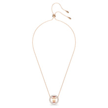 Load image into Gallery viewer, Swarovski Hollow 5636500 Rose Gold-Tone Plated Crystal Necklace MSRP $165