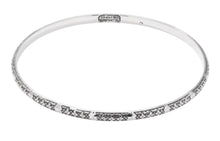Load image into Gallery viewer, Konstantino Classic Sterling Silver Etched Bangle Bracelet BKJ186-131 MSRP $200