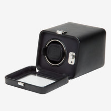 Load image into Gallery viewer, WOLF 4525029 Windsor Heritage Single Black Watch Winder With Cover MSRP $475