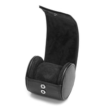 Load image into Gallery viewer, WOLF 529080 Blake Narrow Single Watch Roll in Black Leather MSRP $119