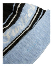 Load image into Gallery viewer, Bally 6302900 Poolside/Black Cashmere Switzerland Beanie MSRP$300