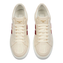 Load image into Gallery viewer, Bally Marell 6300605 Men's Bone Calf Plain Leather Sneakers MSRP $550