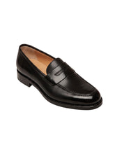 Load image into Gallery viewer, Bally Wekor-L 6306769 Men's Black Leather Penny Loafers MSRP $1100