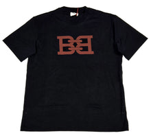 Load image into Gallery viewer, Bally 6301038 Men's Black 100% Cotton B-Chain Print T-Shirt MSRP $300