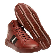 Load image into Gallery viewer, Bally Myles 6239626 Men's Heritage Red Calf Leather Sneakers MSRP $650