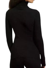 Load image into Gallery viewer, Bally 6302984 Women's Alpine Black Cashmere Turtleneck Sweater Size S MSRP $950